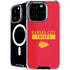 NFL Kansas City Chiefs Red Performance Series iPhone 16 Pro MagSafe Case